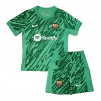 Maglia Calcio Barcelona Portiere Seconda Divisa Bambino 2024-25 Manica Corta (+ pantaloncini)